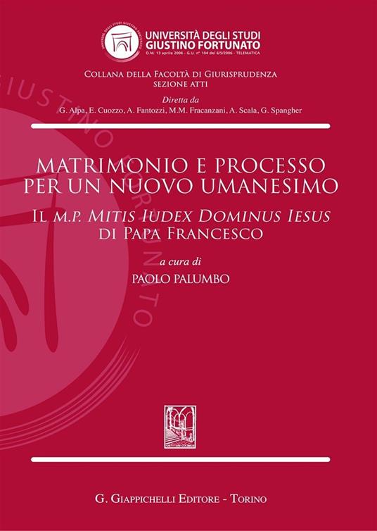 Matrimonio e processo per un nuovo umanesimo - copertina