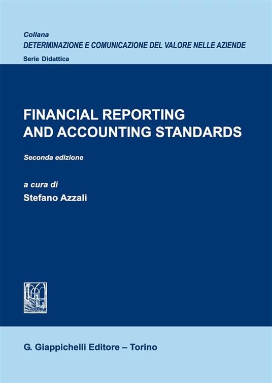 Financial reporting and accounting standards - copertina
