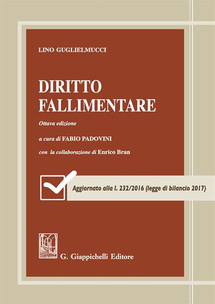 Diritto fallimentare - Lino Guglielmucci - copertina