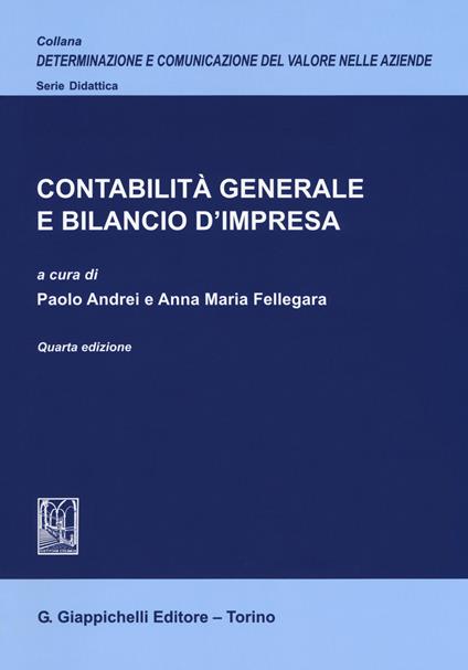 Contabilità generale e bilancio d'impresa - copertina