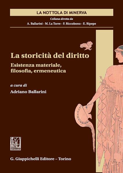 La storicità del diritto - copertina