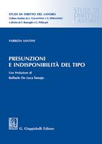 Presunzioni e indisponibilità del tipo