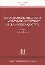 Informazione societaria e corporate governance nella società quotata