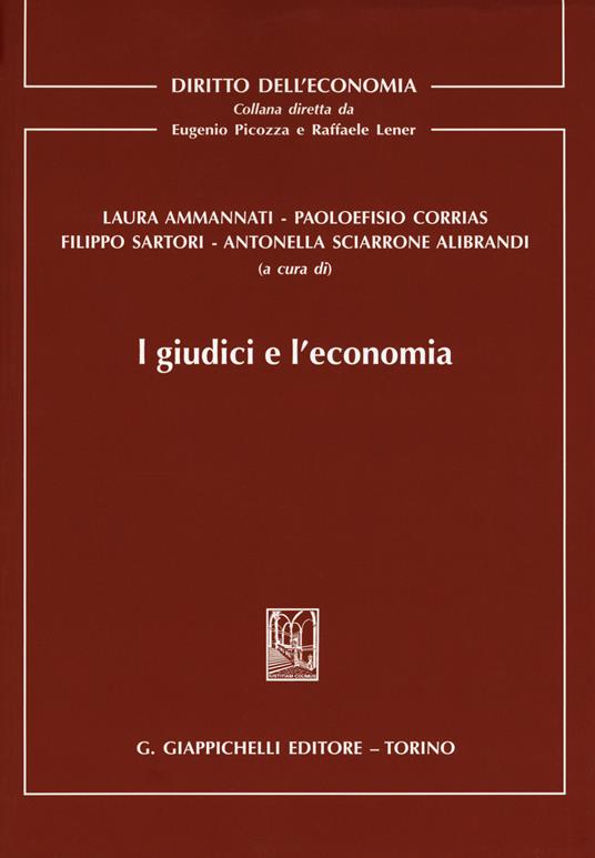 I giudici e l'economia - copertina