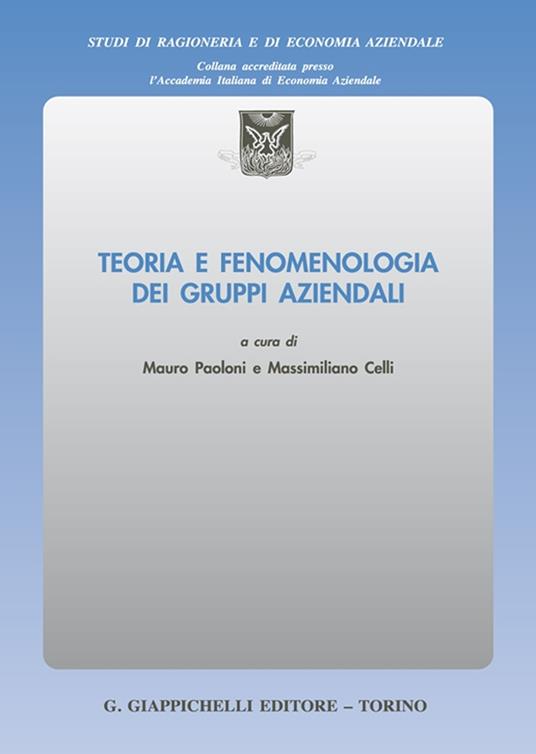 Teoria e fenomenologia dei gruppi aziendali - copertina