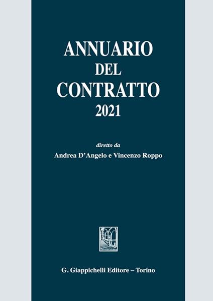 Annuario del contratto 2021 - copertina