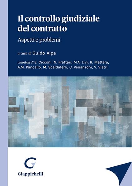 Il controllo giudiziale del contratto. Aspetti e problemi - copertina