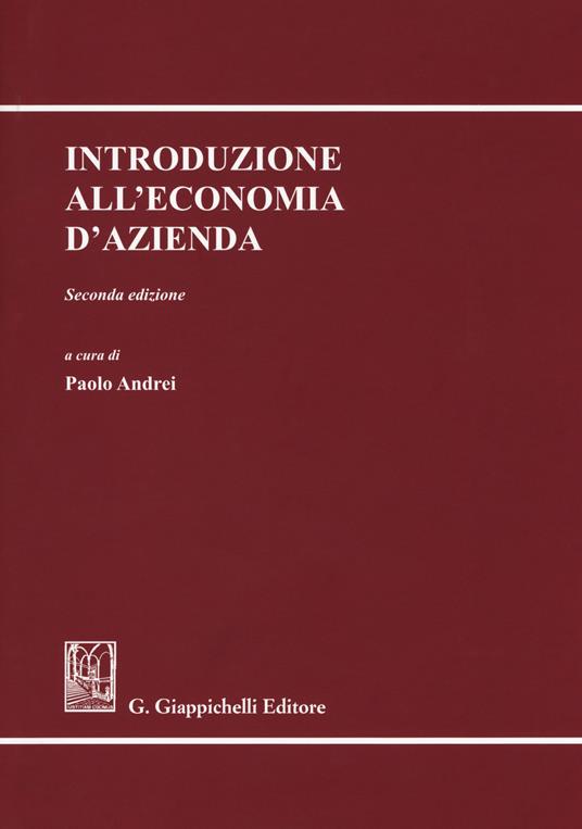 Introduzione all'economia d'azienda - copertina