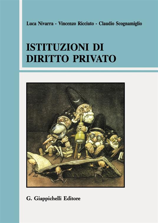 Istituzioni di diritto privato - Luca Nivarra,Vincenzo Ricciuto,Claudio Scognamiglio - copertina