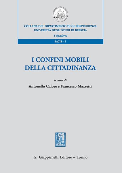 I confini mobili della cittadinanza - copertina