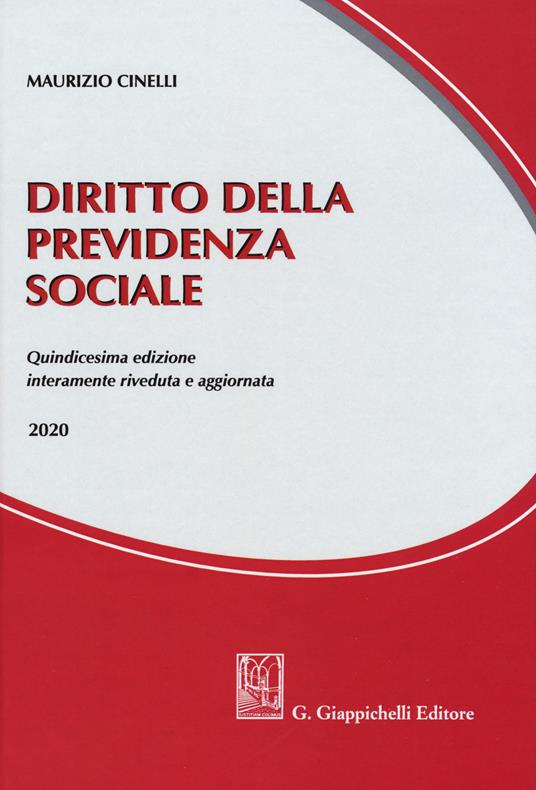 Diritto della previdenza sociale - Maurizio Cinelli - copertina