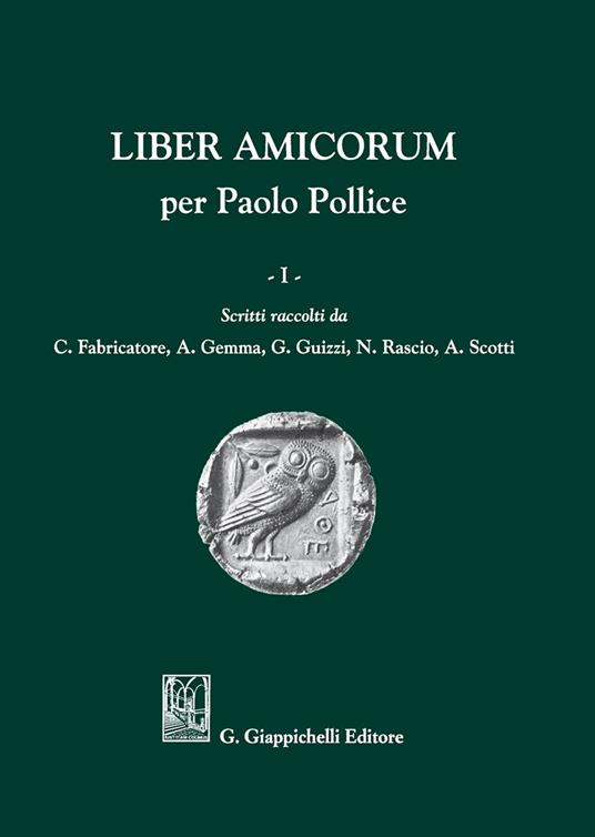 Liber amicorum per Paolo Pollice - copertina