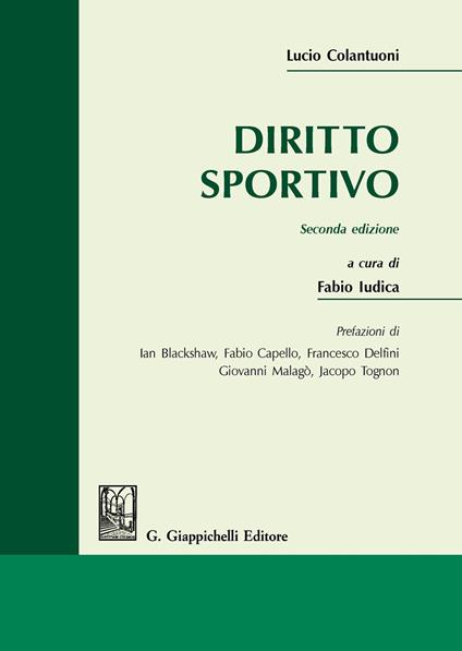 Diritto sportivo - Lucio Colantuoni - copertina