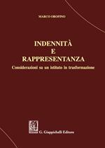 Indennità  e rappresentanza. Considerazioni su un istituto in trasformazione