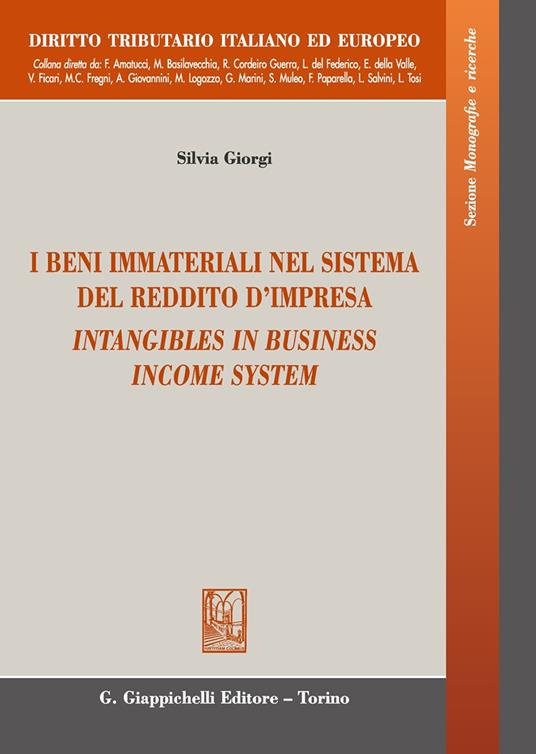 I beni immateriali nel sistema del reddito d'impresa-Intangibles in business income system - Silvia Giorgi - copertina