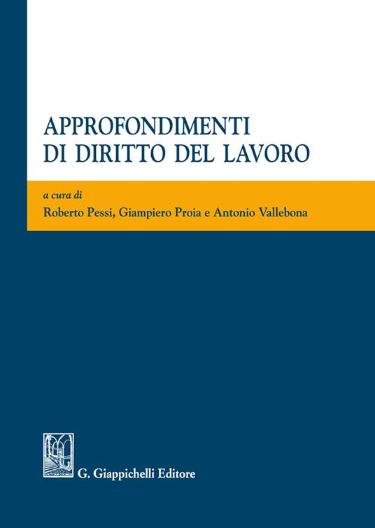 Approfondimenti di diritto del lavoro - copertina