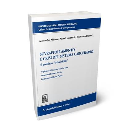Sovraffollamento e crisi del sistema carcerario. Il problema «irrisolvibile» - Alessandro Albano,Anna Lorenzetti,Francesco Picozzi - copertina