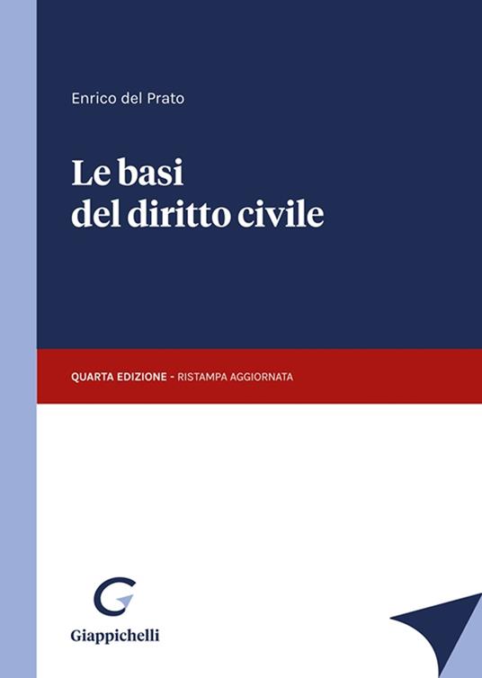 Le basi del diritto civile - Enrico Del Prato - copertina