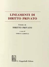 Lineamenti diritto privato. Estratto - copertina