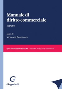 9788834889305 Buonocore. - Manuale di Diritto Commerciale 