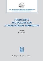 Food safety and quality law: a transnational perspective