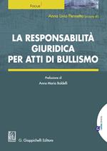 La responsabilità giuridica per atti di bullismo