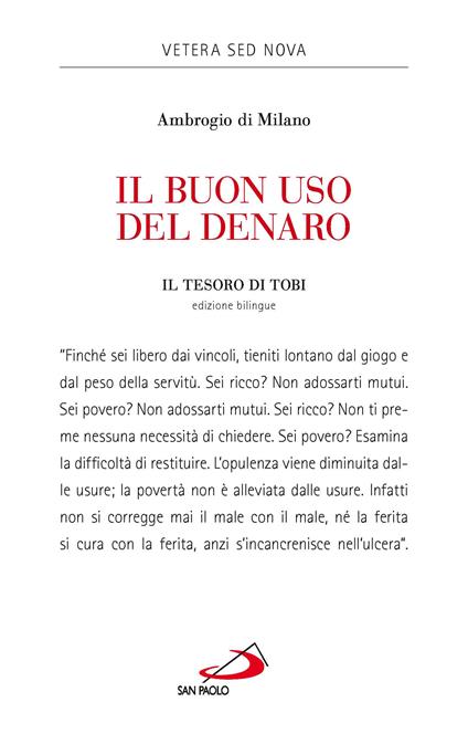 Il buon uso del denaro. Il tesoro di Tobi - Ambrogio (sant'),Lucio Coco - ebook