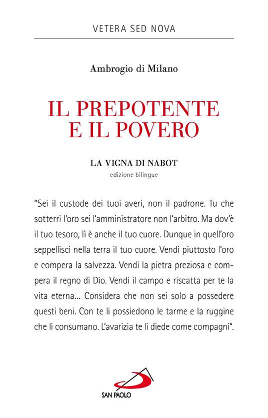 Il prepotente e il povero. La vigna di Nabot - Ambrogio (sant'),Lucio Coco - ebook