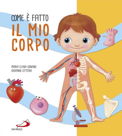 Com'è fatto il mio corpo. Ediz. illustrata - Maria Elena Gonano,Giovanni Citterio - copertina