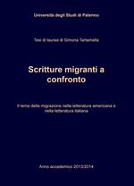 Scritture migranti a confronto. Il tema della migrazione nella letteratura americana e nella letteratura italiana