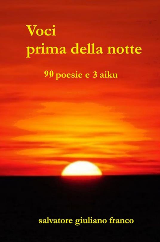 Voci prima della notte - Salvatore Giuliano Franco - copertina