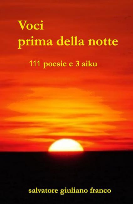 Voci prima della notte - Salvatore Giuliano Franco - copertina