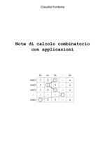 Note di calcolo combinatorio con applicazioni