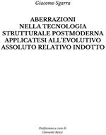 Aberrazioni nella tecnologia strutturale postmoderna applicatesi all'evolutivo assoluto relativo indotto