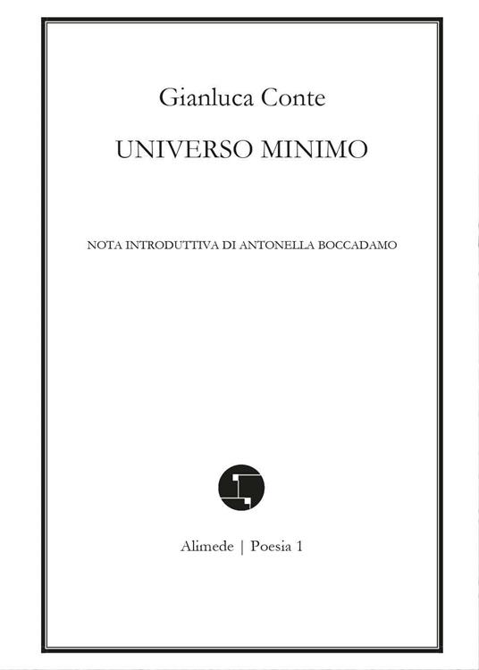 Universo minimo - Gianluca Conte - copertina