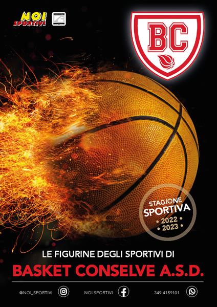 Basket Conselve A.S.D.. Album con figurine stampate direttamente sulle pagine. Nuova ediz. - copertina