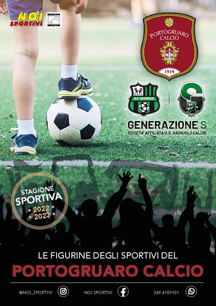 Portogruaro calcio. Album con figurine stampate direttamente sulle pagine. Nuova ediz. - copertina