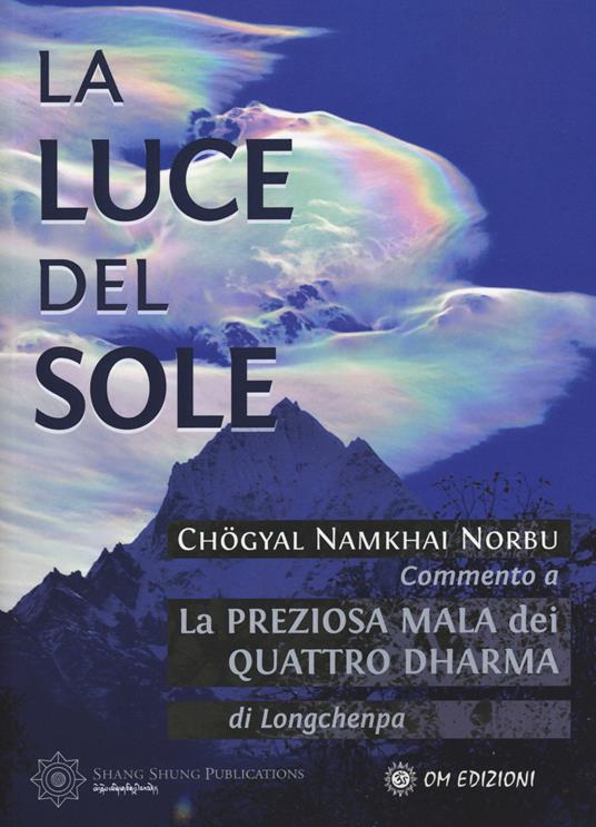 La luce del sole - Chögyal Namkhai Norbu - copertina