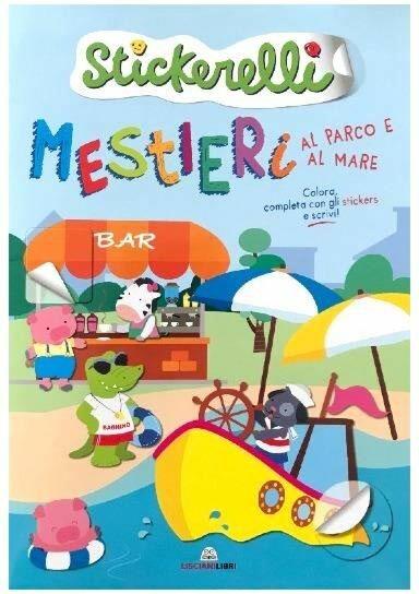 In riva al mare. Piccoli libri con adesivi. Ediz. a colori