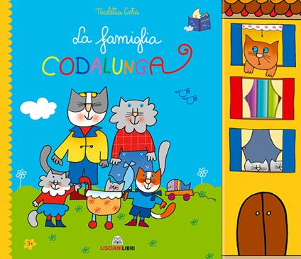 La famiglia Codalunga e la magica zia Guendalina. Ediz. a colori. Con gadget - Nicoletta Costa - copertina