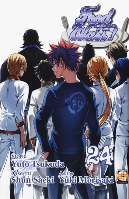 Food wars!. Vol. 24 - Yuto Tsukuda,Shun Saeki,Yuki Morisaki - copertina