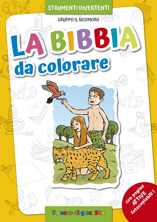 La Bibbia da colorare. Ediz. illustrata - Silvia Vecchini - copertina