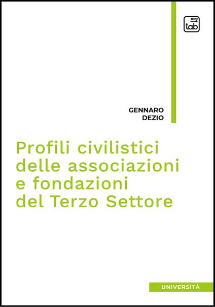 Profili civilistici delle associazioni e fondazioni del terzo settore - Gennaro Dezio - ebook