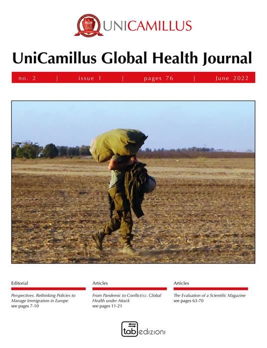 UGHJ. UniCamillus Global Health Journal (2022). Nuova ediz.. Vol. 2/1 -  Alessandro Boccanelli - Laura Elena Pacifici Noja - Libro - tab edizioni 