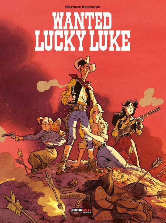 Wanted Lucky Luke - Matthieu Bonhomme - copertina