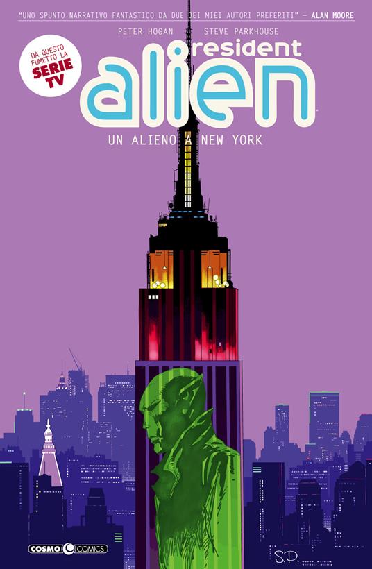 Resident alien. Vol. 3: alieno a New York, Un. - Peter Hogan,Steve Parkhouse - copertina