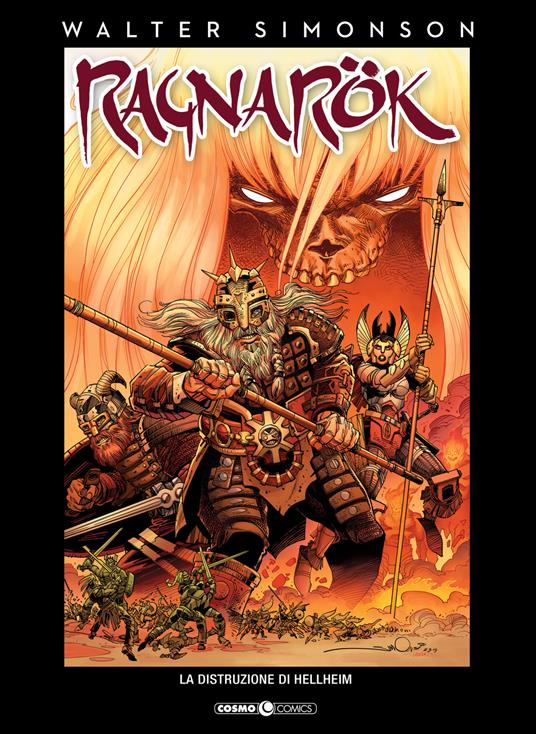 La distruzione di Hellheim. Ragnarök - Walter Simonson - copertina