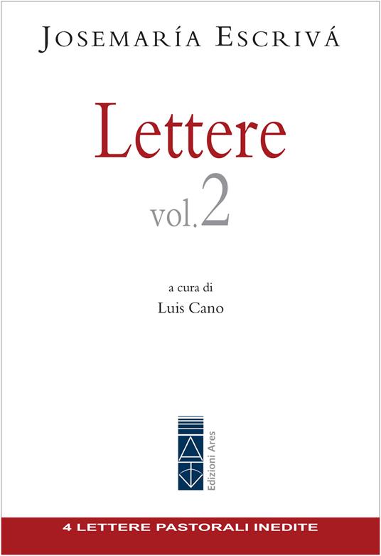 Lettere. Vol. 2 - San Josemaría Escrivá de Balaguer - copertina
