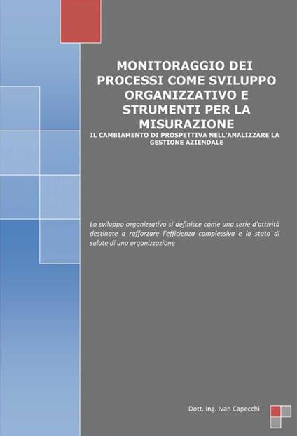 Monitoraggio dei processi come sviluppo organizzativo e strumenti per la misurazione. Appunti di organizzazione aziendale - Ivan Capecchi - ebook