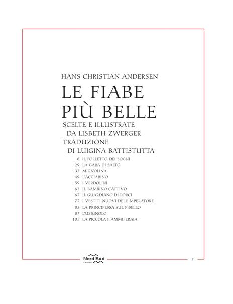 Le fiabe più belle. Ediz. a colori - Lisbeth Zwerger - Hans Christian  Andersen - - Libro - Nord-Sud - Libri illustrati